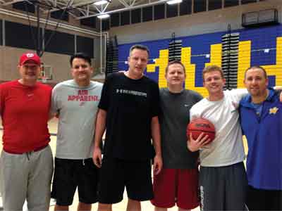 Black Shirt Basketball Tournament winning team, the Walker Dream Team, included Kevin, Kyle, Quincy, and Dantley Walker, as well as Stuart Humes.