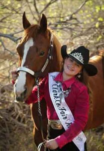 Last year’s Clark County Rodeo Princess Graceann Erickson. 