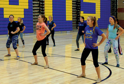 The Pirate Motion Dance Team held its dance camp last week in preparation for the upcoming school year. PHOTO BY STEPHANIE BUNKER/Moapa Valley Progress.