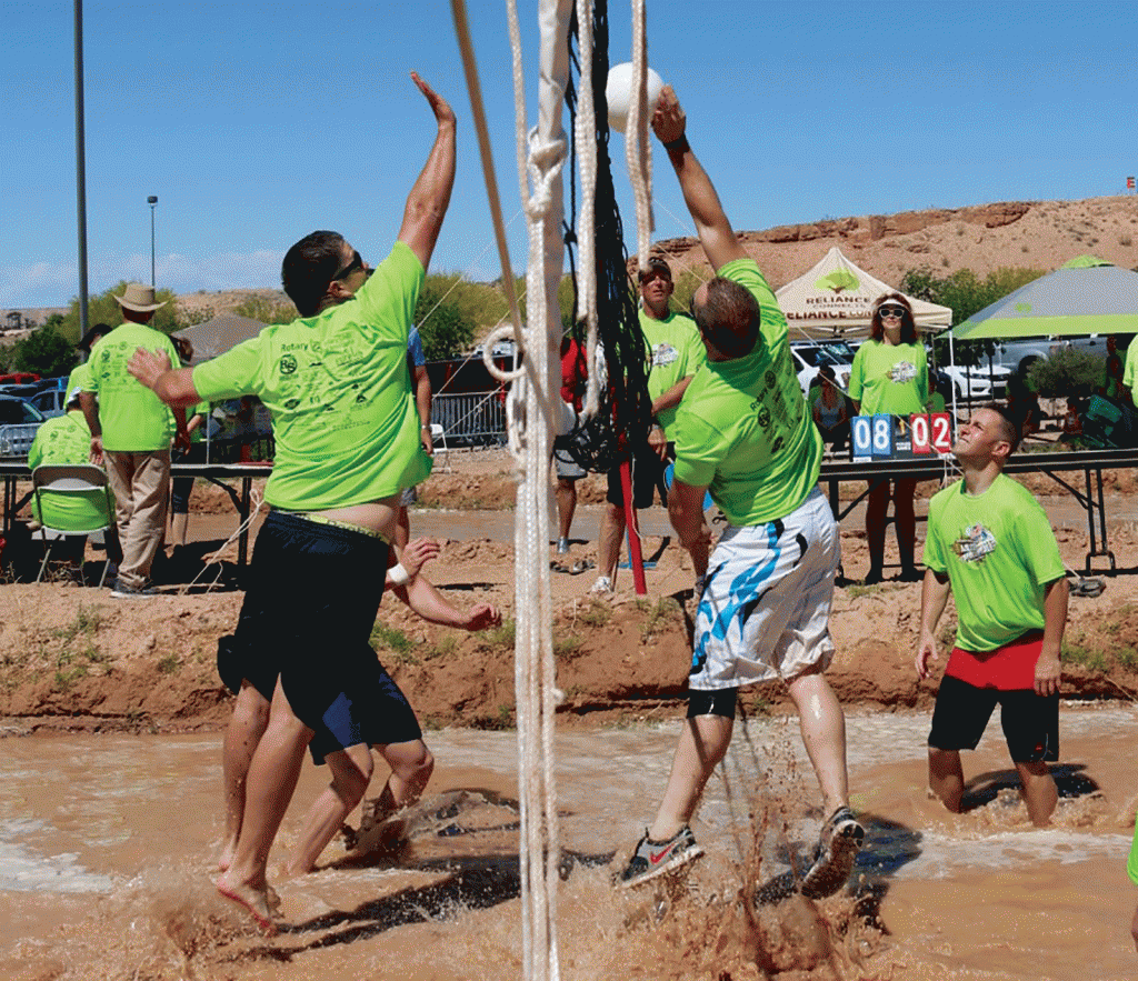 Mesquite Rotary Hosts Fifth Annual Mudd Volleyball The Progress