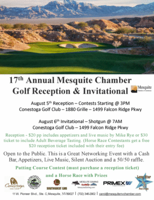 Mesquite Chamber Golf Reception & Invitational @ Conestoga Golf Club