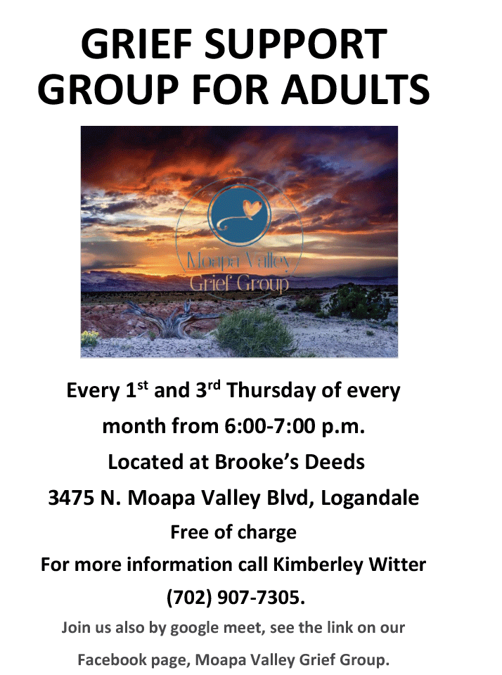 Grief Support for Adults @ Brooke's Good Deeds
