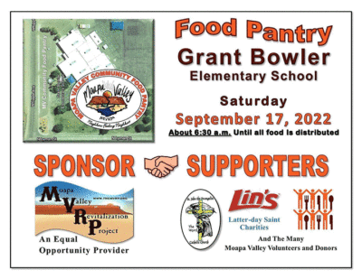 Moapa Valley Food Pantry @ Grant Bowler Elementary School