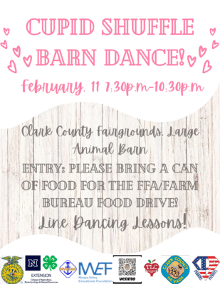 Cupid Shuffle Barn Dance @ Clark County Fairgrounds