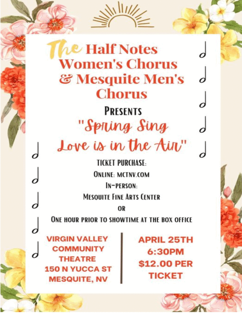 'Spring Sing, Love is in the Air' Concert @ Mesquite Community Theatre