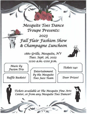 Mesquite Toes Fall Flair Fashion Show @ 1880 Grille at Conestoga Golf Club