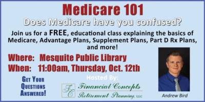 Medicare 101 @ Mesquite Library