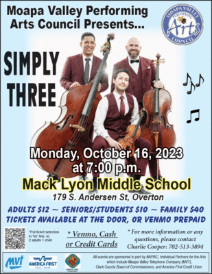 Arts Council Show: Simply Three @ Mack Lyon Middle School