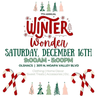 Winter Wonder Shopping Event @ OLSHACS (Old Logandale School)