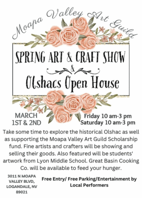 MV Art Guild Spring Art & Craft Show @ OLSHACS (Old Logandale School)