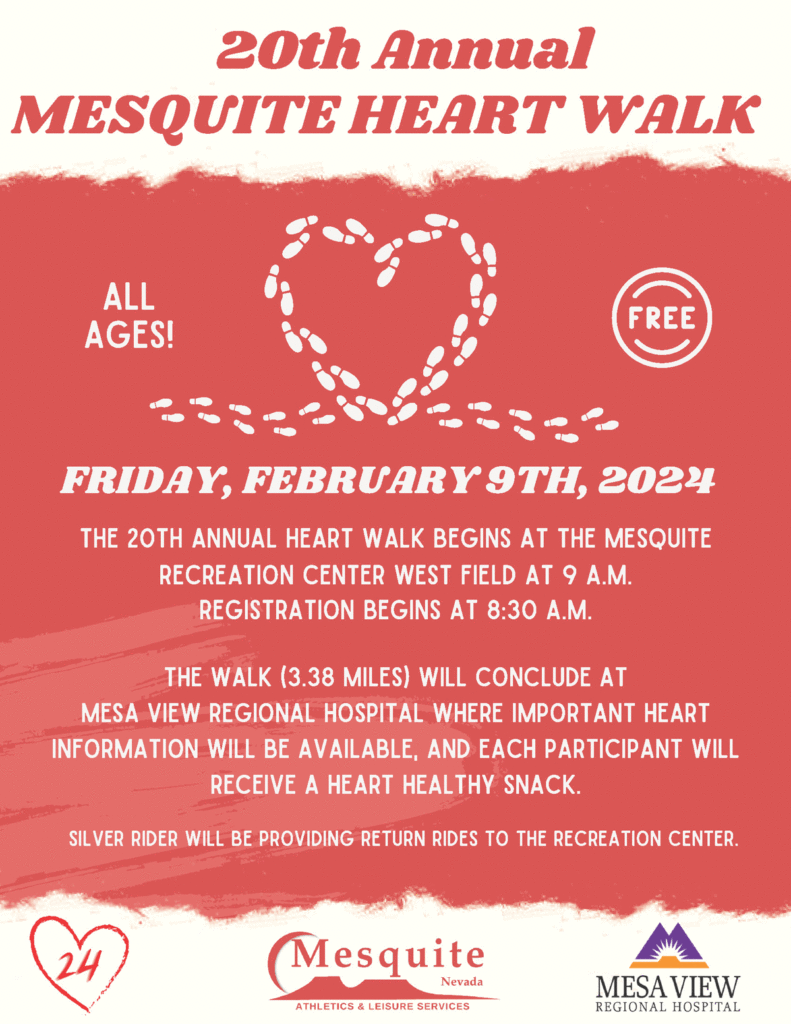 20th Annual Heart Walk @ Mesquite Rec Center