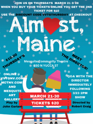 Mesq Comm Theatre: Almost Maine @ Mesquite Community Theatre
