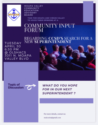 Community Input Forum @ OLSHACS (Old Logandale School)