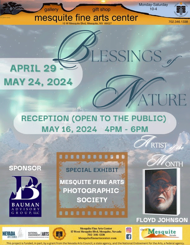 Blessings of Nature Exhibit @ Mesquite Fine Arts Center