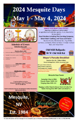 Mesquite Days May 1-4 @ Old Mill Ballparks