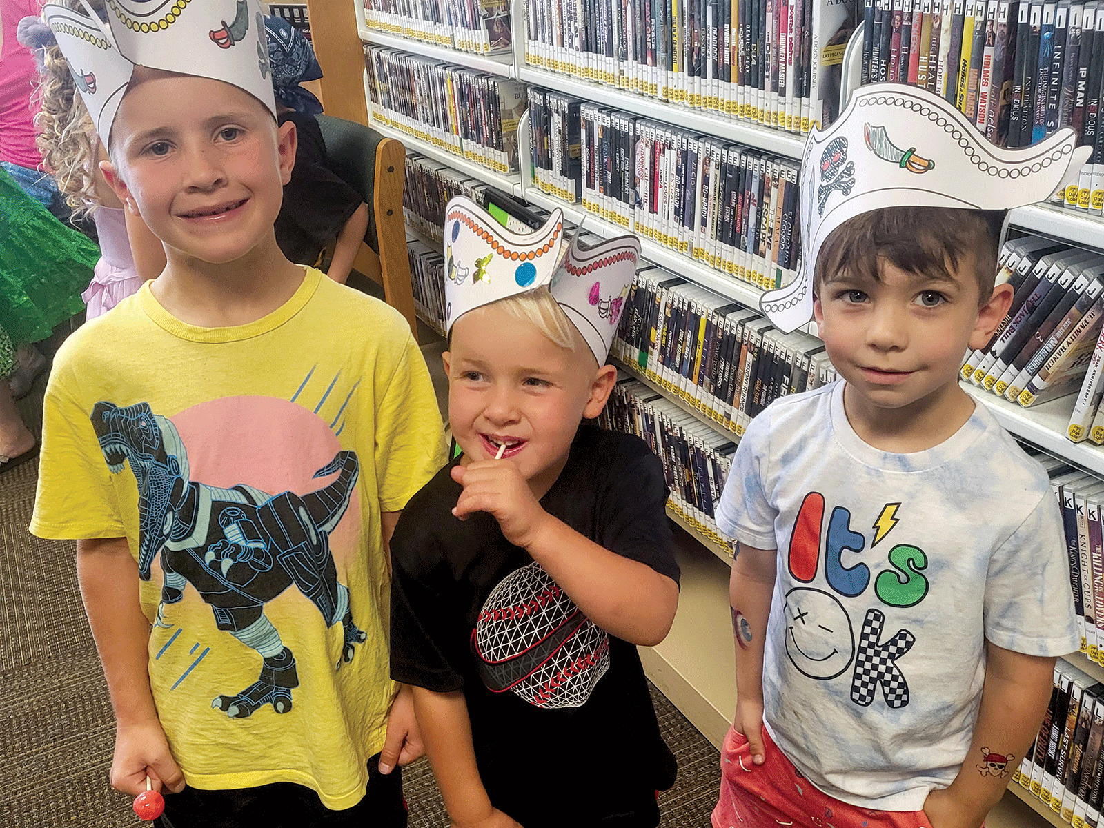 Overton Library filled with pirates and princesses