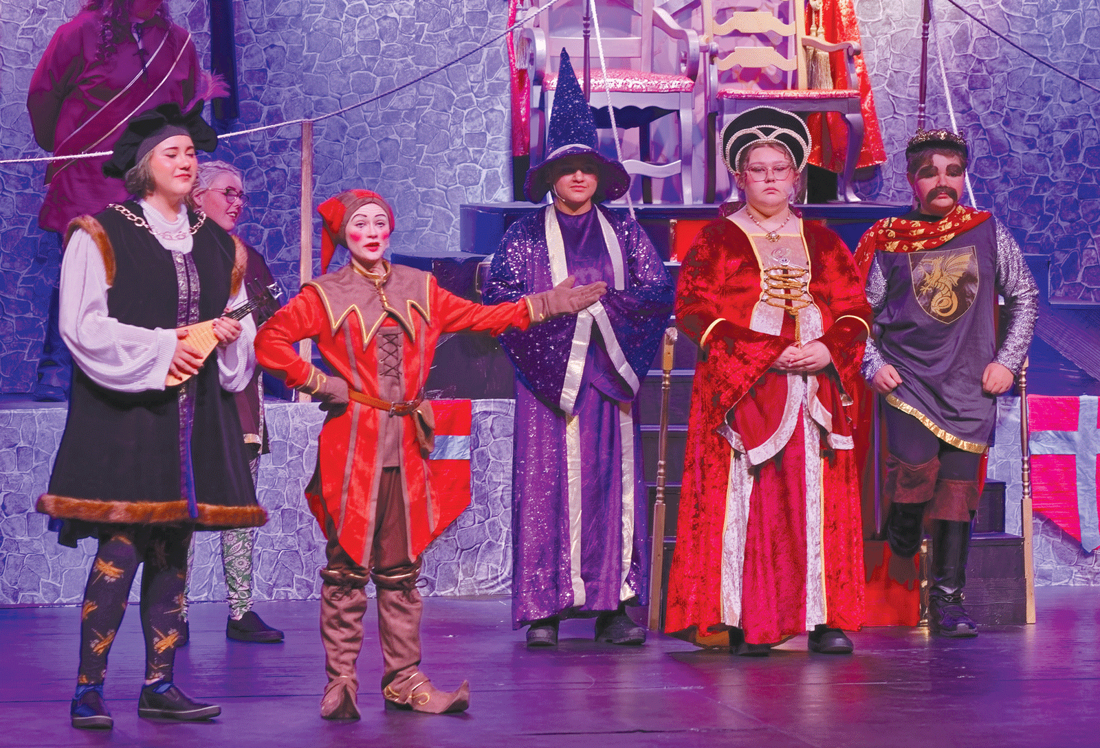 VVHS students perform in Once Upon a Mattress