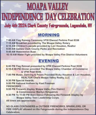 Moappa Valley Independence Day Activities @ Clark County Fairgrounds